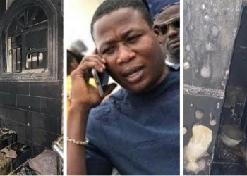 Sunday Igboho House burnt in Ibadan