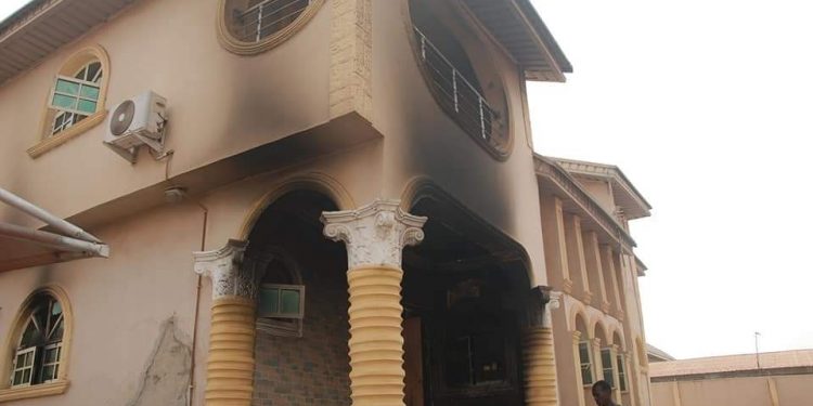 Sunday Igboho House Burnt