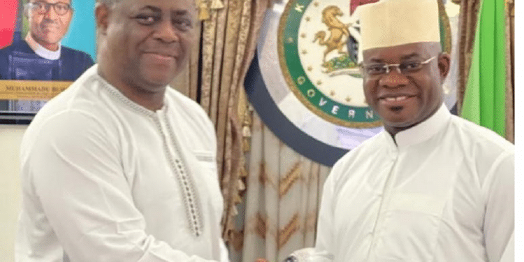 Femi Fani-Kayode with Yahaya Bello APC