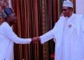 Samuel Ortom with Muhammadu Buhari