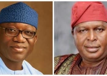 Governor Fayemi with Otunba Runsewe