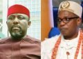 Okorocha with Imo Monarch