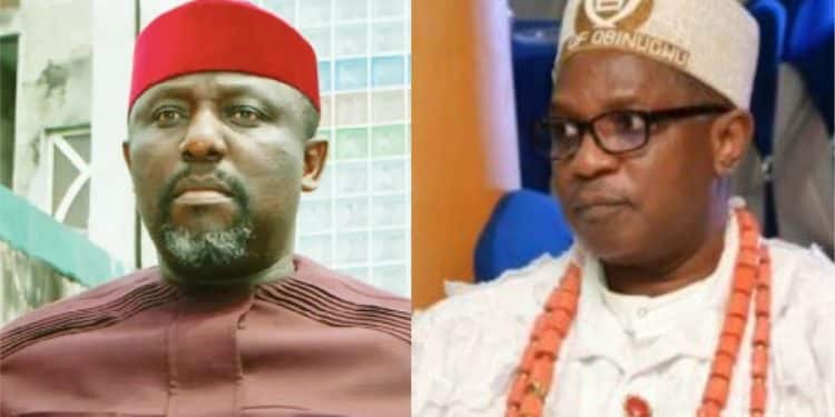 Okorocha with Imo Monarch