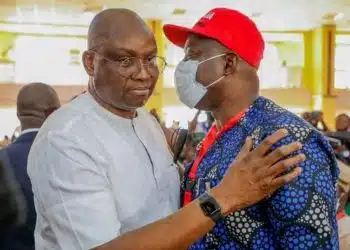 Ayodele Fayose with Seyi Makinde