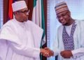 Isa Pantami with Muhammadu Buhari