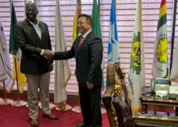 Sylvia and China Envoy on Nigeria