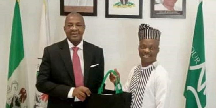 NTDC Director-General, Folorunso Coker with Ekiti State SSA on Tourism, Wale Ojo-Lanre