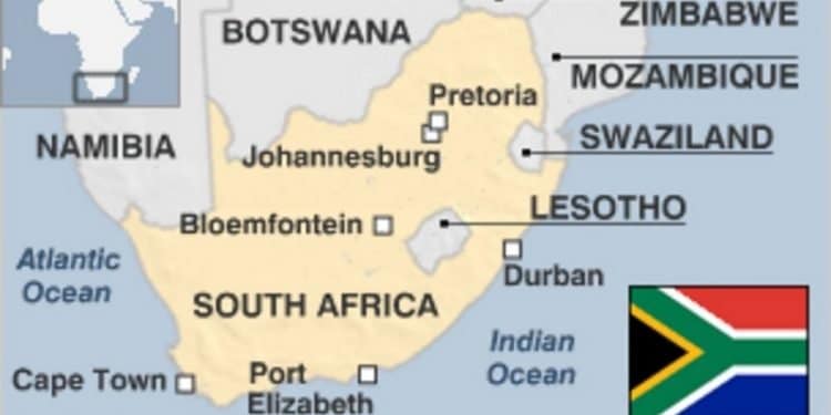 South African Map