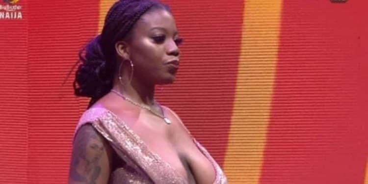 BBNaija Angel with tattoos