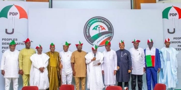 Makinde with PDP Governors