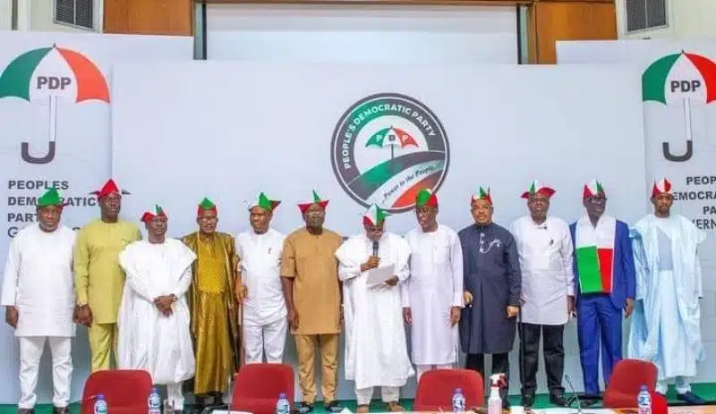 Makinde with PDP Governors