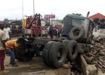 Tanker Rams Into Ibadan Market Accident