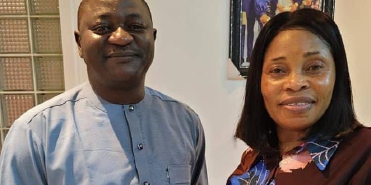 Tope Alabi with U-Fit Fly