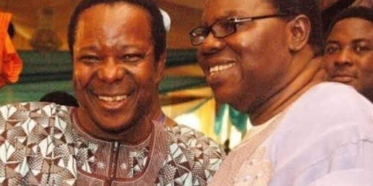 King Sunny Ade with Ebenezer Obey Fabiyi