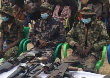 Police parade kidnappers of Bethel School Students