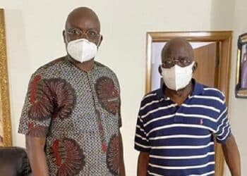 Ayo Fayose Visits Bola Tinubu