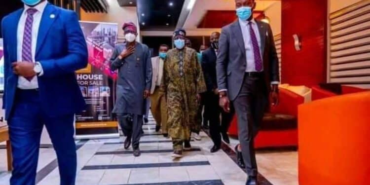 Bola Tinubu back from London
