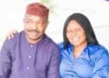 Joe with late husband, Yinka Odumakin