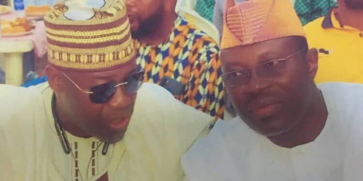 Akeem Ademola Ige with Taofeek Arapaja