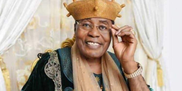 Olugbo of Ugboland, Oba Frederick Akinruntan.