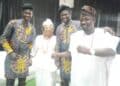 Amb Kehinde Oguntoye, Princess Dr. Toyin Kolade, Amb. Taiwo OGUNTOYE and Com. Moses Olafare , Ooni of Ife Director of Media and Public Affairs