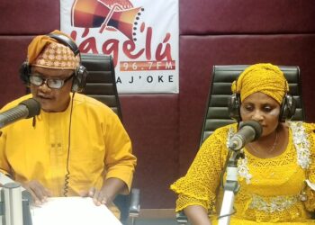 Prophetess Fasoro with Olayinka Agboola