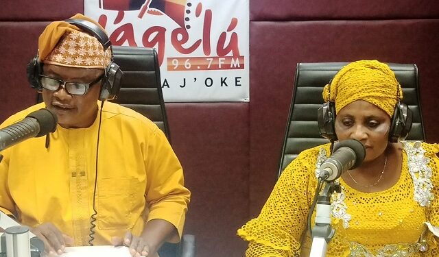 Prophetess Fasoro with Olayinka Agboola