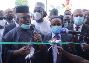 Senator Akpabio Commissioning UniUyo Hotel