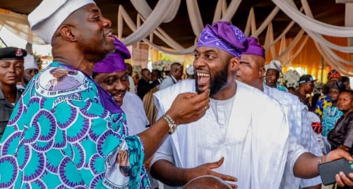 Seyi Makinde with Oyo Speaker Adebo Ogundoyin