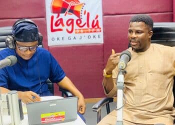 Yinka James Adonai with Olayinka Agboola