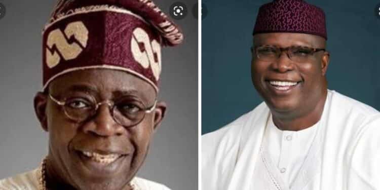 Babafemi Ojudu with Bola Tinubu