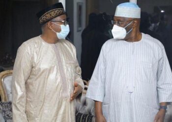 Bala Mohammed with Atiku Abubakar