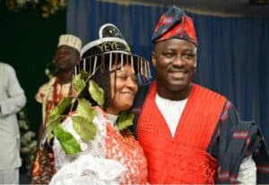 Lt Victor Agunbiade and wife Caprice Agunbiade