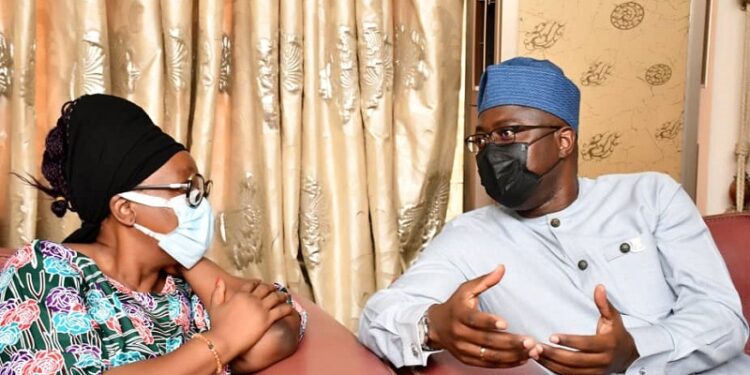 Makinde with Alao-Akala wife