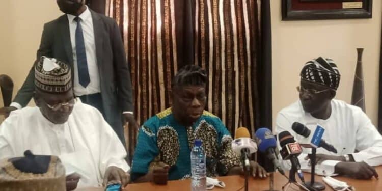 Olusegun Obasanjo - OBJ - with PDP Leaders