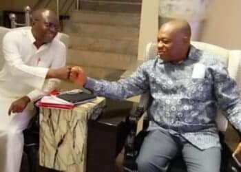 Orji Kalu with Senator Sani Musa