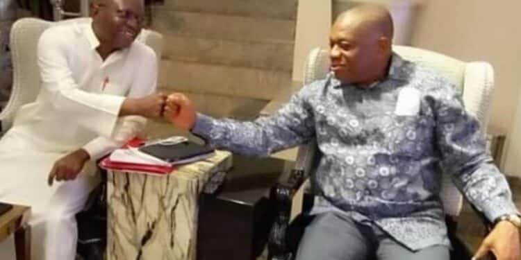 Orji Kalu with Senator Sani Musa