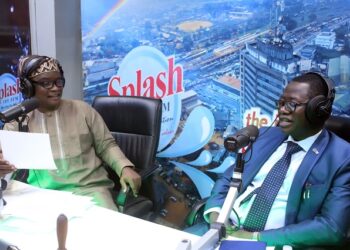 Prof Ayobami Salami with Olayinka Agboola