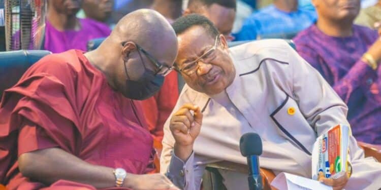 Seyi Makinde with Femi Emmanuel