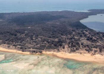 Tsunami-hit Tonga islands