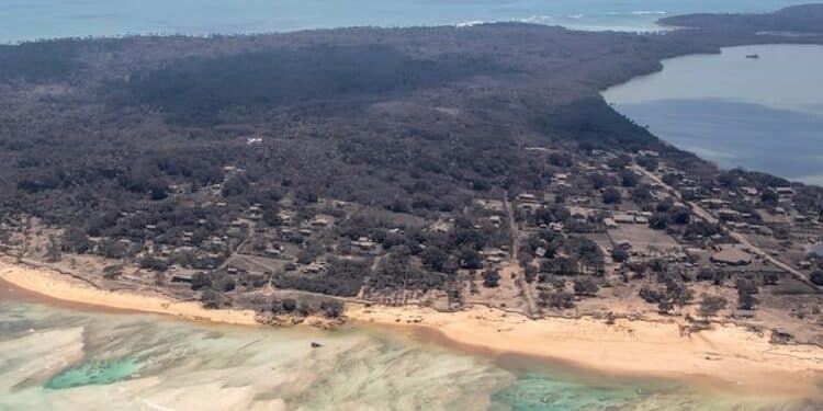Tsunami-hit Tonga islands