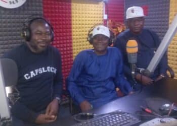 From left, Chike Ogbogu, Amb. Makinde Akinlabi Dada and Alhaji Adeyanju Lukman.