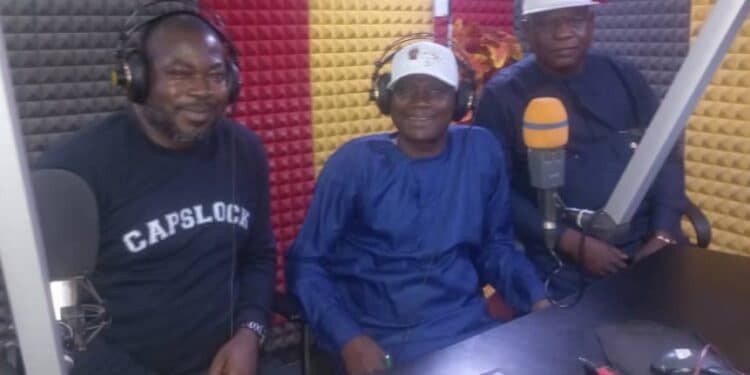 From left, Chike Ogbogu, Amb. Makinde Akinlabi Dada and Alhaji Adeyanju Lukman.