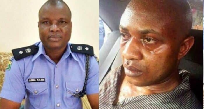 Evans with Abba Kyari