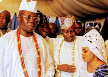 Gani Adams with Makinde's Aide, Akeem Ademola Ige