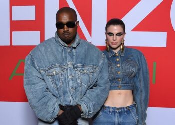 Kanye West and Julia Fox