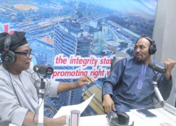 Taiwo Otegbeye with Olayinka Agboola