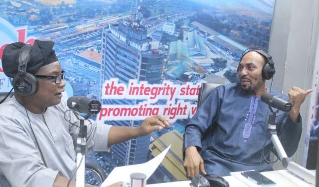 Taiwo Otegbeye with Olayinka Agboola