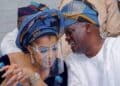 Teslim Folarin with late wife