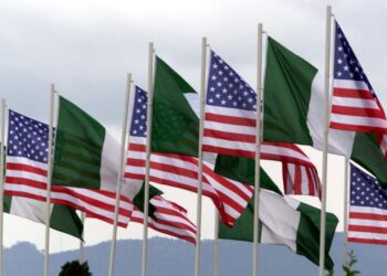 US Visa Nigerian Flags